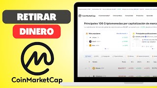 Cómo Retirar Dinero de Coinmarketcap Rápido y Fácil [upl. by Nnylahs]