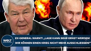 PUTINS KRIEG quotLage kann sehr ernst werden Können Krieg nicht mehr ausschließenquot ExGeneral warnt [upl. by Uri]