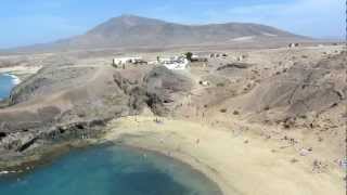 Playa Papagayo Lanzarote Canary Islands Spain Africa [upl. by Cesaria]