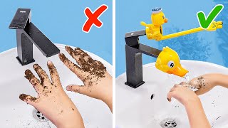 How do I wash my hands 🧼  Cleaning hack Kids Can La La Learn [upl. by Yeldahc257]