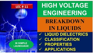 Breakdown of liquid dielectrics  High voltage engineering highvoltage breakdown viral [upl. by Talanian]