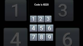 Code is 8225 [upl. by Rekyr251]