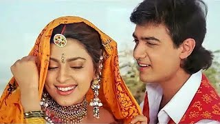 Ghoonghat Ki Aad Se  Aamir Khan Juhi Chawla  Hum Hain Rahi Pyar Ke  Kumar Sanu  Alka Yagnik [upl. by Secnarfyram]