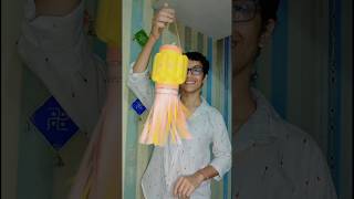 Akash kandil for decoration diwali diwalifestival akashkandil lantern hanging decoration diy [upl. by Eenerb]