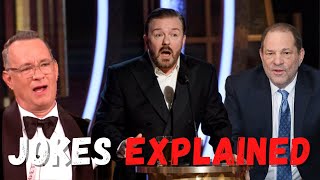 Ricky Gervais Golden Globes 2020 Explained [upl. by Anaiviv]