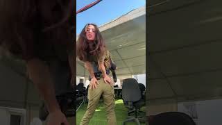 Israeli girls ready for fighting ytshorts military iranisraelconflict [upl. by Fanny]