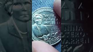 2022 D NINA OTEROWARREN AMERICAN WOMEN QUARTER  COPPER NICKEL CLAD COIN [upl. by Aiekat]