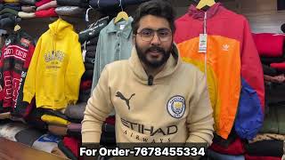 Branded Zipper ₹599 Only 😱 90 Off  JacketSweatshirtsTracksuit  Branded Clothes Shop In Delhi [upl. by Hannala]