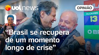 Brasil é 9ª economia Distribuição de renda precisa acompanhar crescimento do PIB diz Sakamoto [upl. by Atelokin]