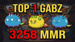 The BEST Stats for Smiley Line UP in Axie Infinity Top 1 Gabz 3258 MMR Gameplay [upl. by Leahcimsemaj]