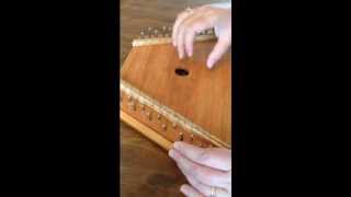 Black Muddy River Played on a Zither  Lap Harp [upl. by Boycey]