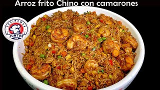 La mejor receta de arroz frito Chino con camarones [upl. by Alie]