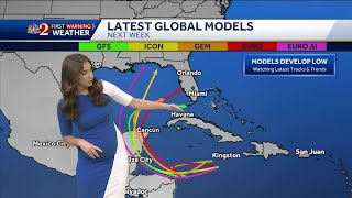 Invest 99L has extremely high chance of development models show potential Florida impacts next [upl. by Moyers]