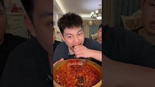 Full Spicy Noodle amp Stick Food Fighter shorts food challenge [upl. by Vassell107]