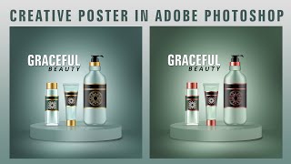 creative poster in photoshop graphicdesigntutorial [upl. by Krantz]