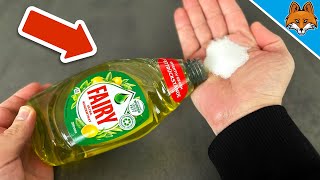 Mix Salt and Dishwashing Soap and WATCH WHAT HAPPENS💥Genius Result🤯 [upl. by Auqinimod]