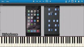 CLASSIC iPHONE RINGTONES IN SYNTHESIA [upl. by Schwing]