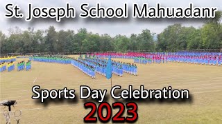 St Joseph School Mahuadanr Ka Sports Program Drill Dance 2023 Mahuadanr St Joseph 2 College [upl. by Jonah]