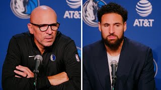 Dallas Mavericks vs Golden State Warriors  Klay Thompson Jason Kidd full postgame press conferenc [upl. by Noirret329]