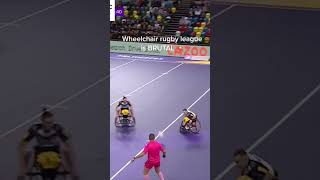 wheelchair rugby league is brutal [upl. by Aida]