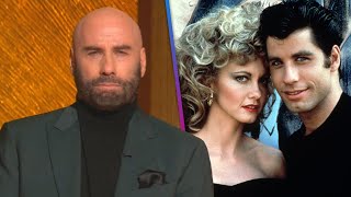 John Travolta Tears Up Paying Tribute to Olivia NewtonJohn at 2023 Oscars [upl. by Nnairac]