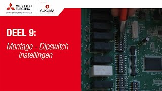 Montage Ecodan systemen  Deel 9 Dipswitch instellingen [upl. by Fotina]