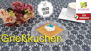 Grießkuchen  super lecker  Rezept  Grizkolac  Desert [upl. by Ennayhs]