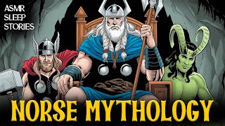 Norse Mythology Stories Gods Goddessess Myths amp Legends ASMR Sleep Stories [upl. by Auqinat]