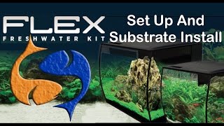 Fluval Flex Set Up And Substrate Install What A Disaster [upl. by Jackie219]