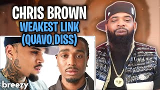 CHRIS BROWN ENDS QUAVO CAREER Chris Brown quotWeakest Linkquot Quavo Diss [upl. by Sonni730]