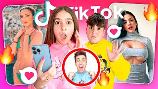 MI HIJA LE REVISA LOS LIKES DE TIKTOK A MI HERMANO lo pilla😳 [upl. by Telracs]