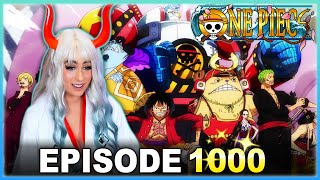 EMOTIONAL 🥺❤️ One Piece Episode 1000 REACTION [upl. by Nospmoht]