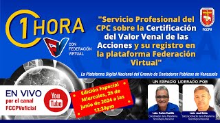 quotServicio Profesional del CPC sobre la Certificación del Valor Venal de las Accionesquot [upl. by Labana371]