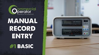 1 How to Input a Manual Record Entry on a Digital Tachograph Siemens VDO amp Stoneridge  Basic [upl. by Ibmab]