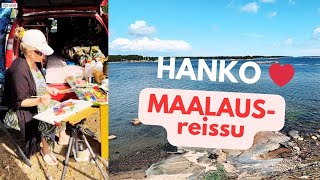 Maalausreissu Hankoon  maalaus ideoita [upl. by Bernj887]