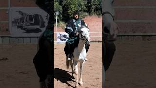 Practice horse riding skills 👊✌️bodybuilding hulk lubu gym gymvideo gymtok foryou [upl. by Arual]