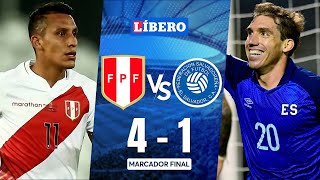 PERÚ vs EL SALVADOR 41  AMISTOSO INTERNACIONAL 2022 [upl. by Jocelin419]