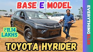 2024 Toyota Hyryder E Base Model  Better Than 3XO AX5 🤔 [upl. by Festatus]