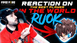 RUOK FREE FIRE THE BEST PC PLAYER IN THE WORLD WAASIMOS REACTION [upl. by Nitsud140]