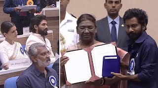 Buchi Babu and Naveen Yerneni Receives National Award For Uppena Movie  69th National Film Awards [upl. by Christin308]