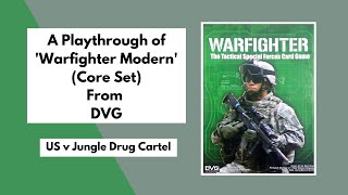 New to Solo Wargaming  Try Warfighter Modern by DVG  Core Set Playthrough [upl. by Atikihc781]