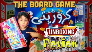 Crorepati Board Game Review amp Unboxing  How to Play Monopoly or Crore Pati Game gameplay [upl. by Aprile128]