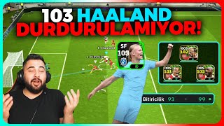 103 POTW HAALAND DURDURULAMIYOR 🥶 HAALANDVIEIRABERGKAMP VE GSILVA DENEME eFootball Mobile 2024 [upl. by Mialliw945]