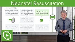 Neonatal Resuscitation Overview amp Apgar Score – Pediatrics  Lecturio [upl. by Oderfliw]