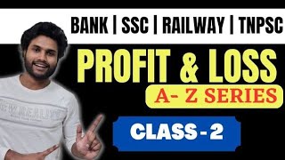 Profit and loss  part 02  Tamil  Consecutive sold Tricks  SSC RRB BANK  POLICETNPSC CAT [upl. by Adeline17]