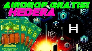 🔥¡AIRDROP GRATIS EN HEDERA🔥 ¡LLEGARON LOS AIRDROPS GRATIS A HEDERA NFTTOKEN STEAM HOLD 1 HEDERA [upl. by Lynnelle]