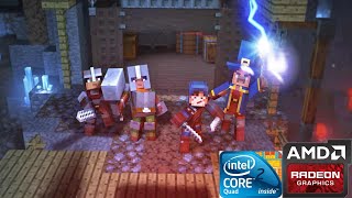 MINECRAFT DUNGEONS ON LOW END PC [upl. by Colene]