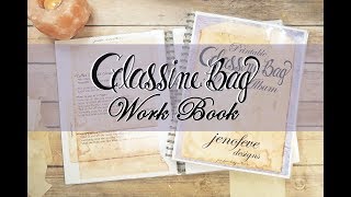 How to Make A Work BookGlassine Bag by jenofeve designs [upl. by Atinus]