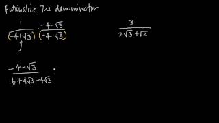 Limits of Rational Functions  Fractions and Square Roots [upl. by Dagna]