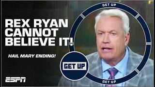 🚨 ‘EMBARRASSMENT’ 🚨 Rex Ryan SOUNDS OFF on Bears vs Commanders HAIL MARY  Get Up [upl. by Kennie]